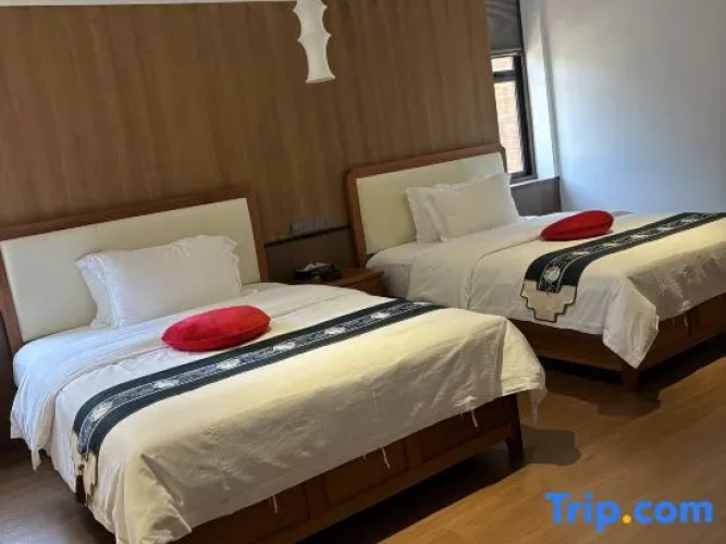 Standard Twin room with street view