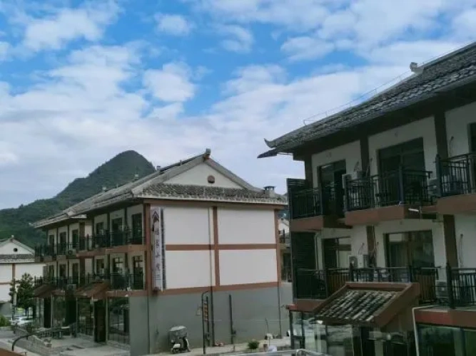 Outside