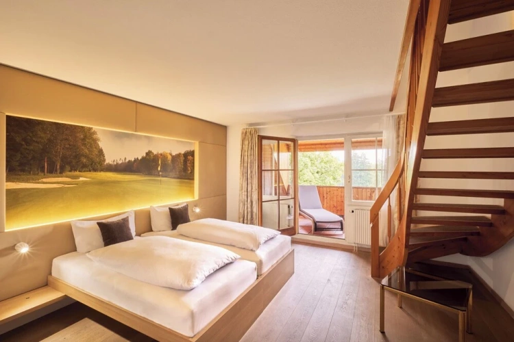 Comfort Duplex room with golf view