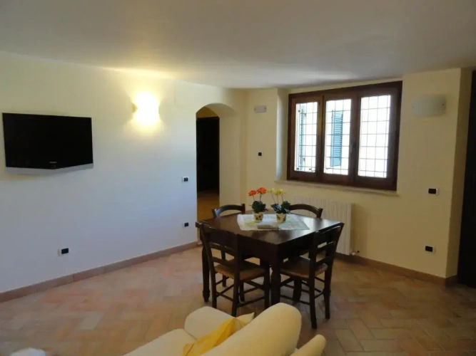 Apartment with balcony and with view