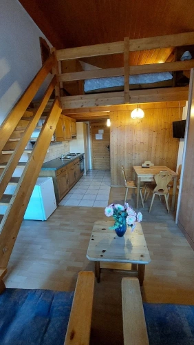 Studio with balcony