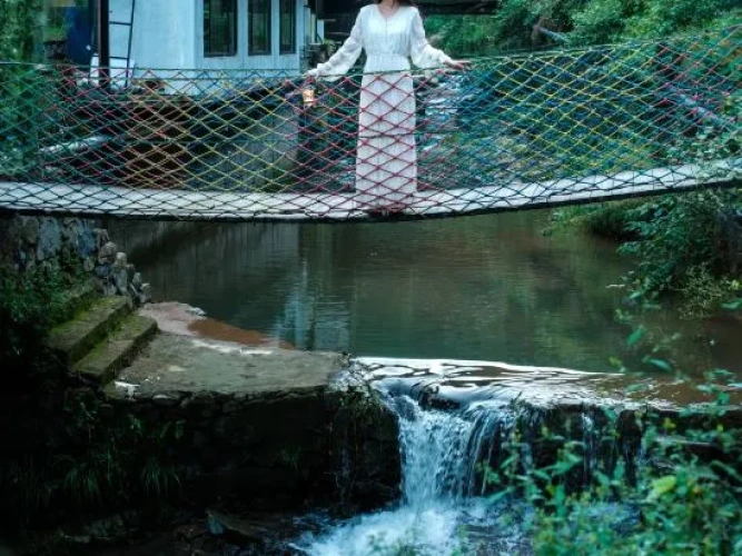 Outside