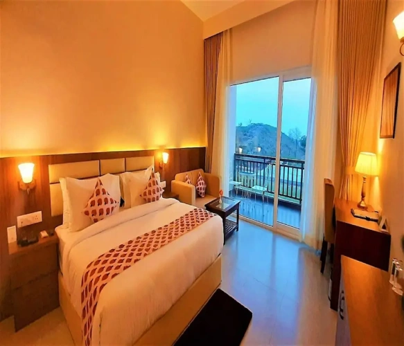 Premium room with balcony and with garden view