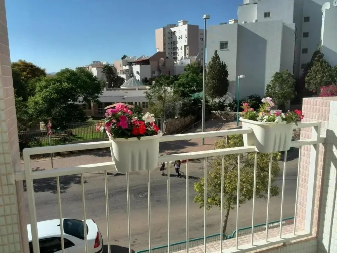 Apartment with balcony and with view