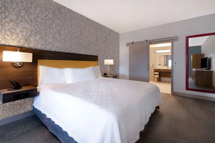 Mobility/Hearing Accessible with Roll-In Shower Double Suite