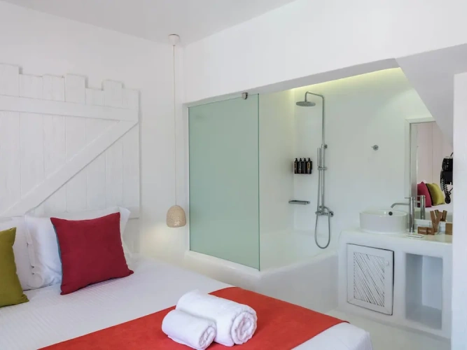 Standard Double room with balcony and with pool view