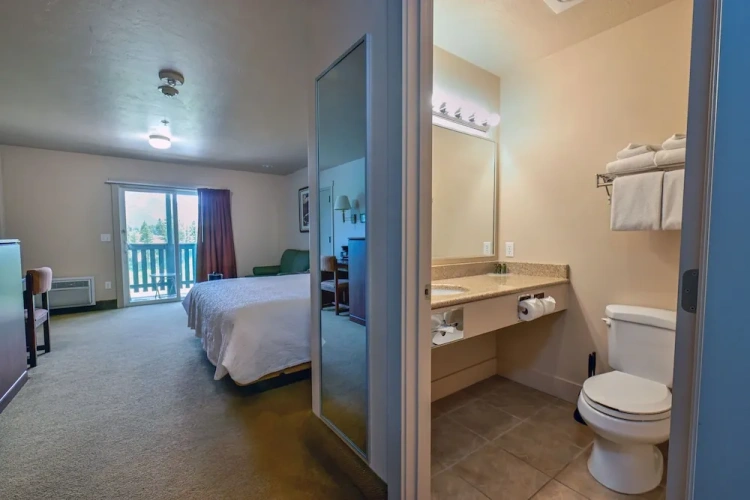 Classic Double Basement room with balcony and with river view
