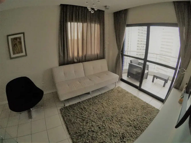 Loft 5 estrelas com linda vista mar