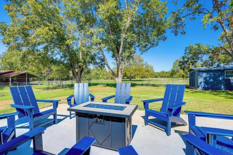 BBQ Ready + Fire Pit: Chic Johnson City Home