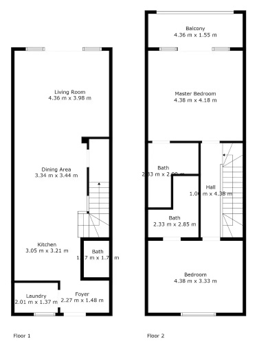 2 Bedrooms Apartment