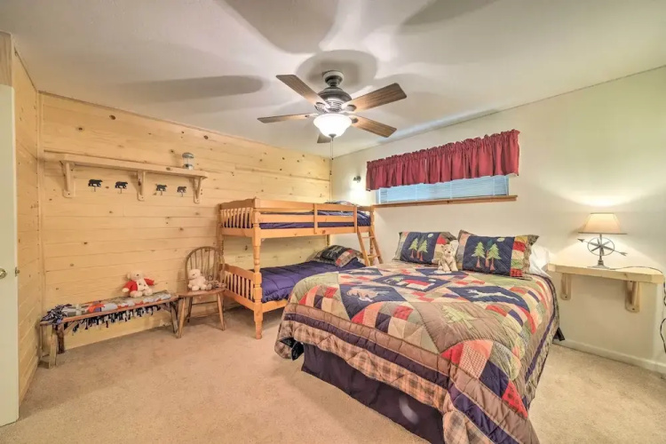 Game Room & Deck: Pet-friendly Camp Connell Cabin