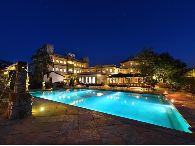 Hotel Castle BijaipurOver view