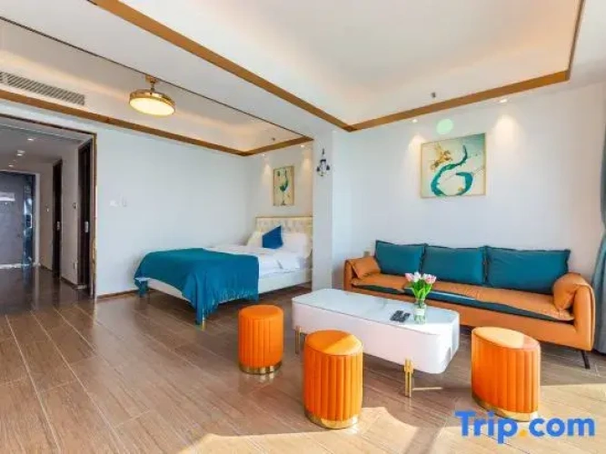 Double Family Suite with balcony and beachfront