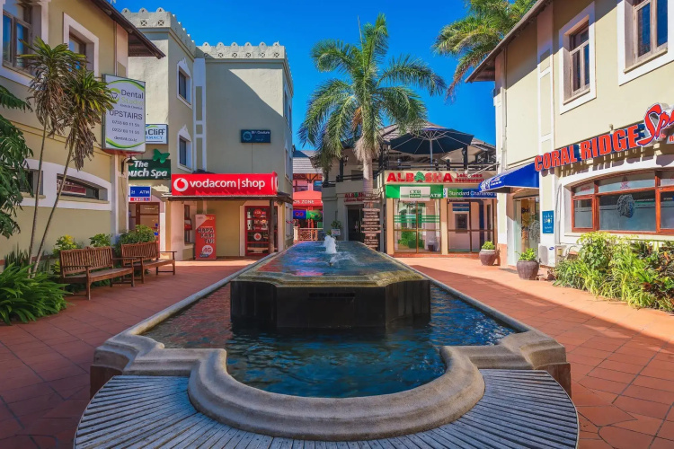 Village by Sea Cliff