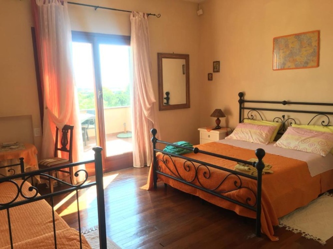Standard Double room with balcony and with view