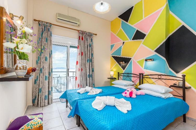 Standard Double room with balcony and with sea view