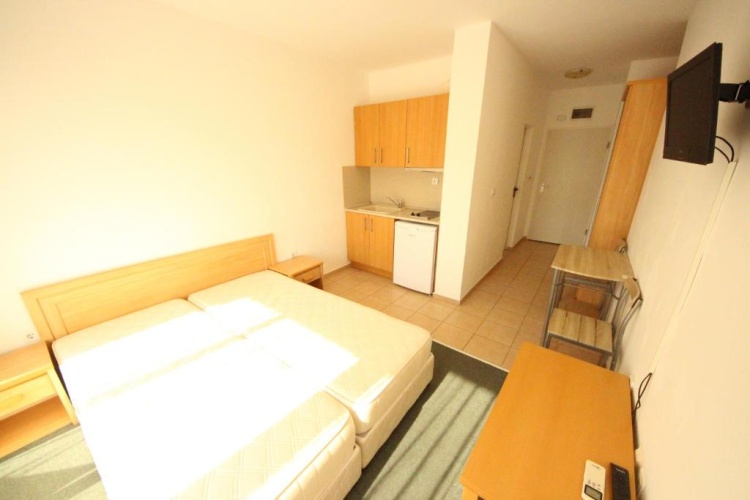 Studio with balcony and with view