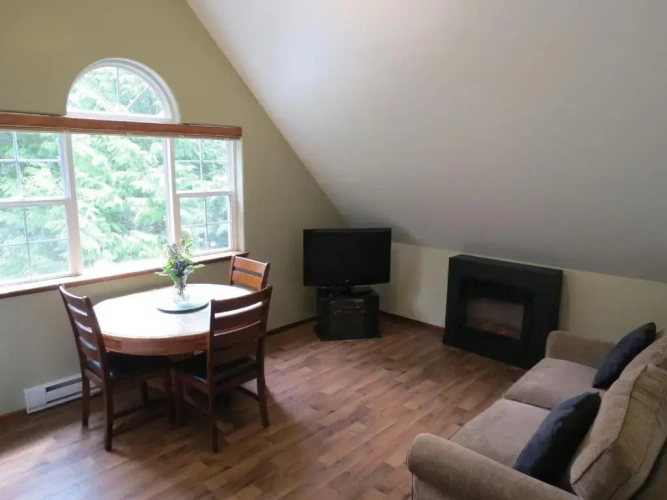 Double Basement Suite with garden view