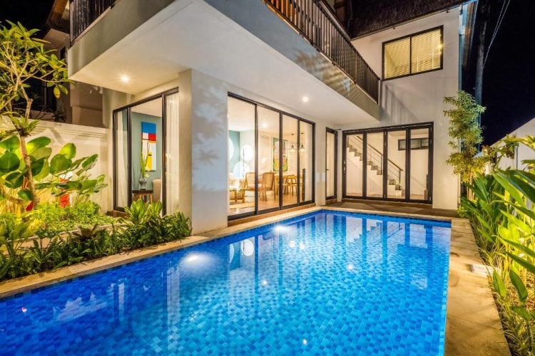 1 Bedroom Double Villa with pool view