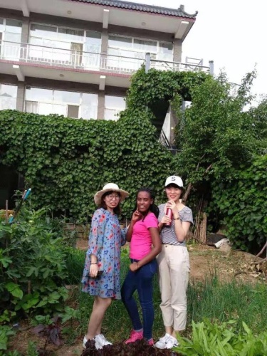 Outside