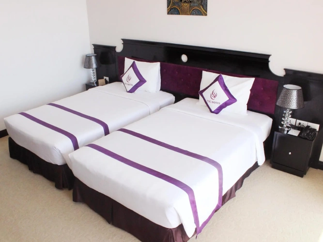 Deluxe Twin room with balcony and with river view