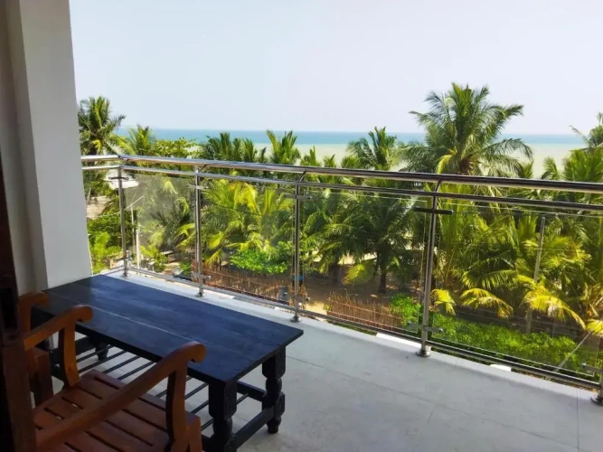 Deluxe Double room with balcony and with sea view