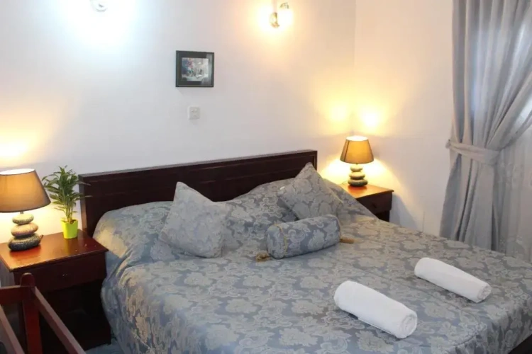 Deluxe Double Basement room with garden view