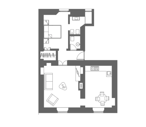 1 Bedroom Deluxe Family Apartment