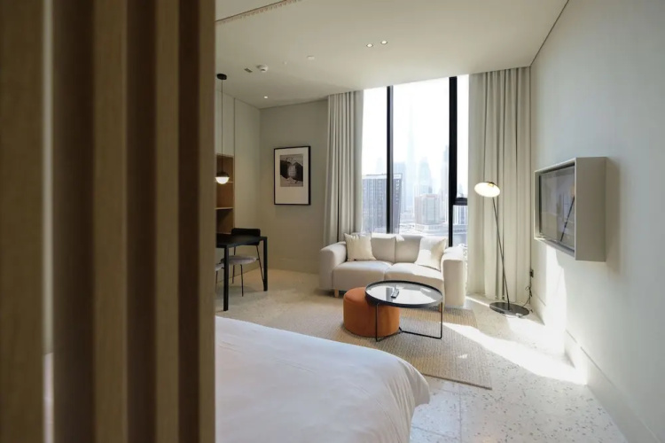 Upscale Studio w Burj View Upside Living