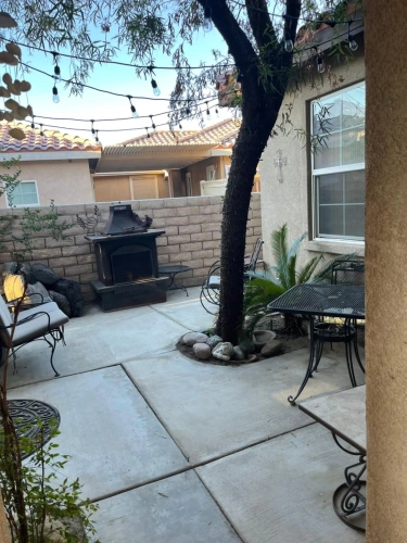 Outside
