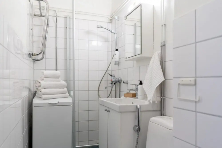 Bright studio apartment in Kaivoksela