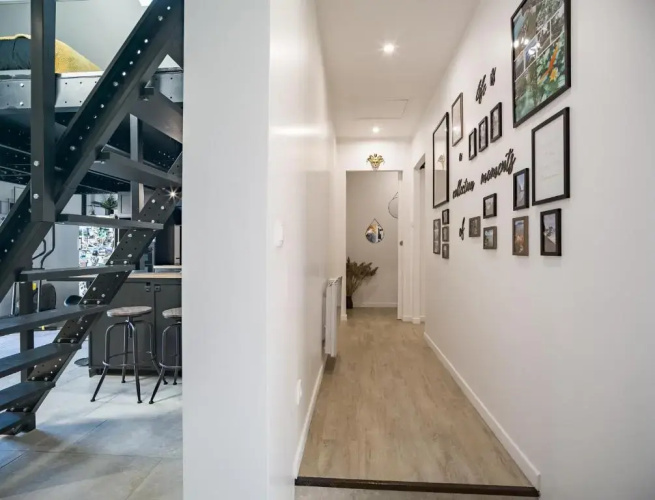 Loft avec jardin et parking privé