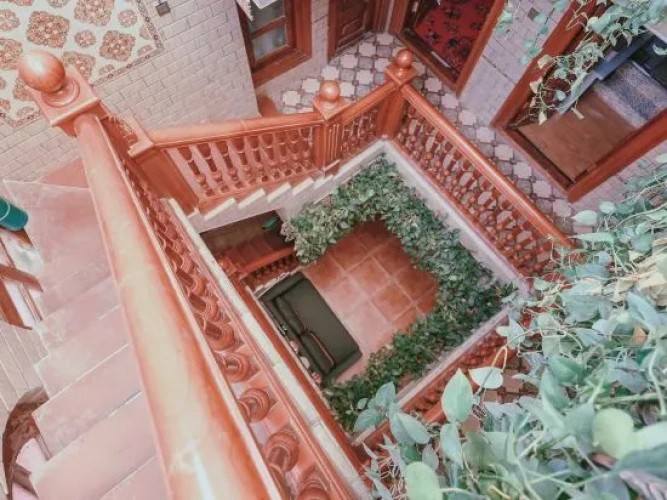 Outside