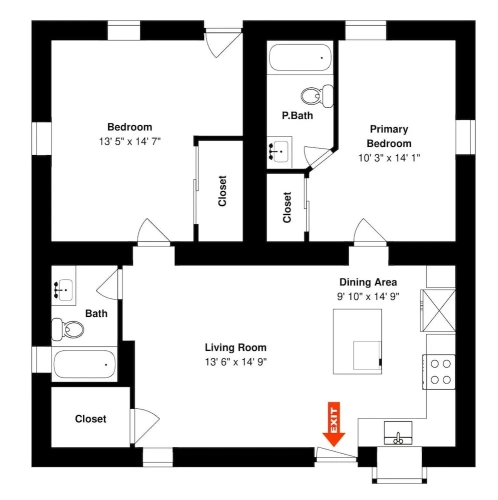 2 Bedrooms Cottage