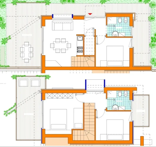 3 Bedrooms Apartment with balcony and with garden view