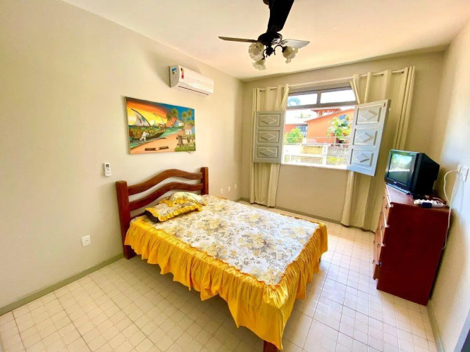 Casa Vista Mar A 150m Da Praia E 5/4 Todos Com Ar