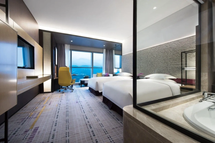 Standard Twin room with river view