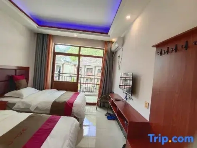 Standard Twin room with balcony and with mountain view