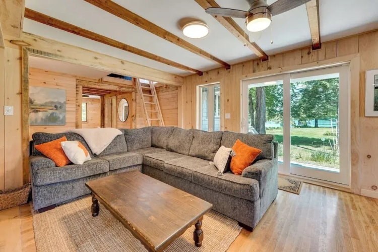 Dock + Kayaks: Annabessacook Lake Retreat!