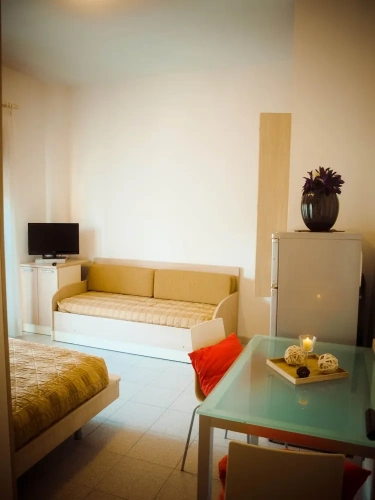 Studio with balcony