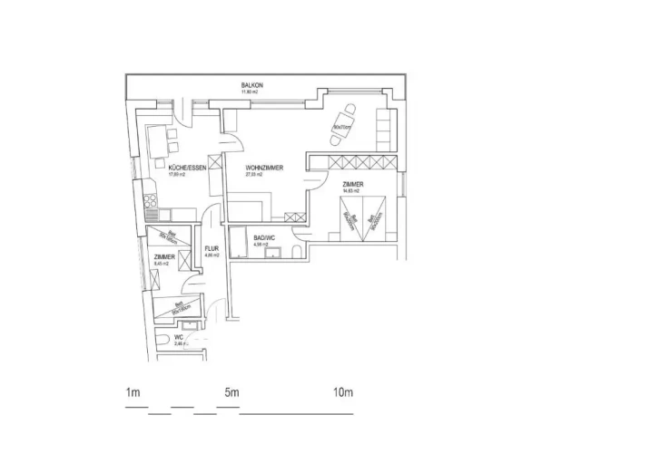 2 Bedrooms Apartment