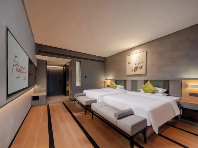 Economy Twin room with city view