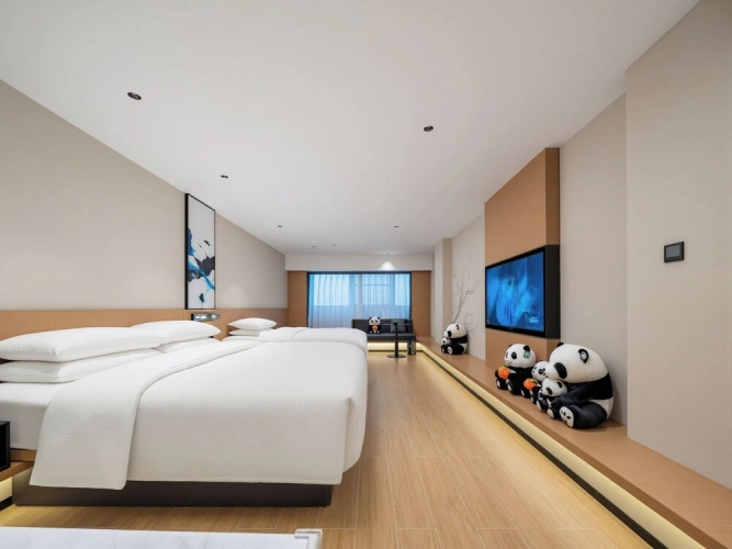 Standard Quadruple Family room with city view
