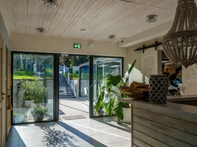 Outside