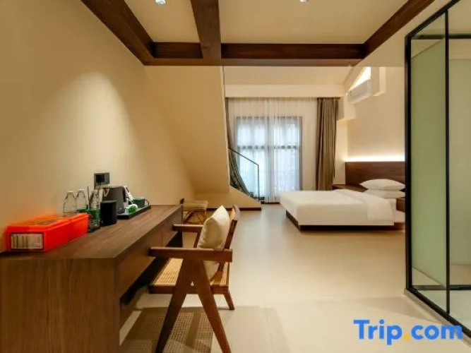 Family Duplex Suite with balcony and with river view