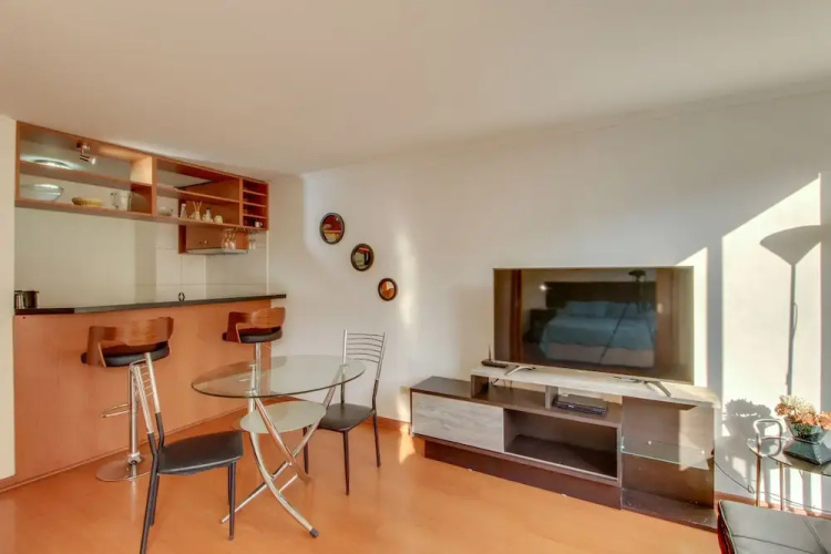 Estudio comodo en Barrio Lastarria