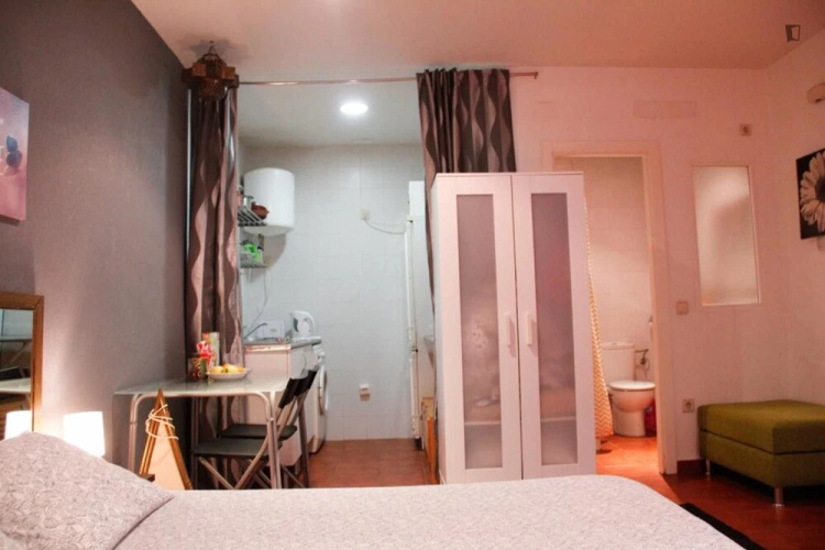 Studio in Madrid, With Wifi - 72 km From the Slopes