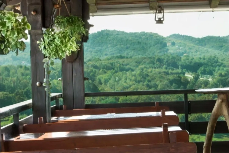 Standard Double room with balcony and with view