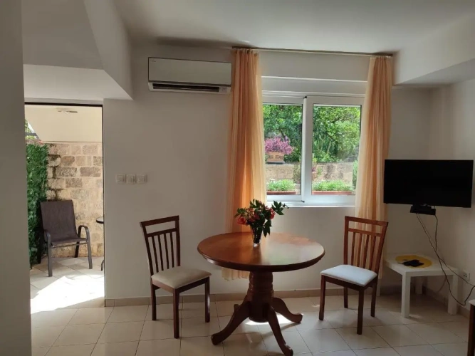 Studio with balcony and with view