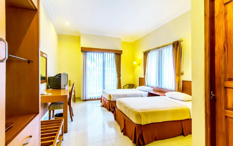 Executive Twin room with balcony and with view